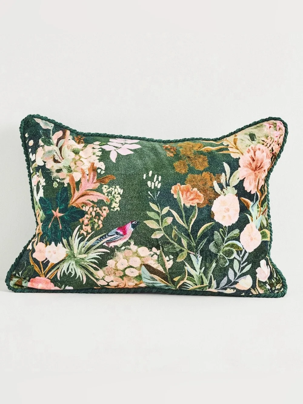 Anthropologie Velvet Tapestry Pillow